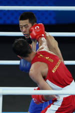 men's 57 final boxing combat