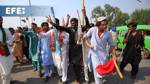 Over 30 arrests and tear gas stop opposition protests in Pakistan