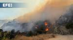 Incendio en la californiana Piru en mitad de una alerta por calor extremo