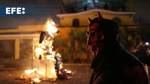 Traditional burning of devil in Guatemala becomes stage for expressing political dissent