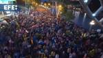Thousands of Georgians take to the streets again against controversial law