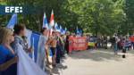 Dozens protest in Madrid against Ukraine war