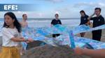Bali water activists use art to tackle plastic pollution