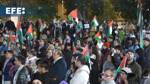 Manifestantes en Santiago piden a Boric actuar contra violencia hacia Palestinos durante el aniversario de la Nakba