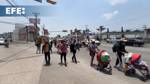 Caravana de más de 500 migrantes llega al centro de México