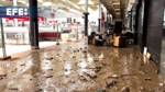 Reconstruction work continues at Valencia's Bonaire Shopping Center after floods