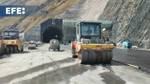 Construction continues on the north-south highway in Kyrgyzstan, which began in 2014