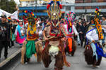 El Inti Raymi da inicio al verano en Quito con música, bailes, comida y seres ancestrales