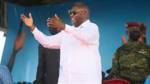El expresidente marfileño Gbagbo interviene en un acto público en Abiyán