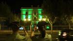 Emblematic buildings in La Rioja light up with the colors of the Civil Guard