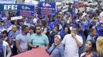 Teachers protest again in Santo Domingo to demand a salary increase
