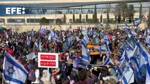 Protestan en Jerusalén contra la ley de reclutamiento de ultraortodoxos en el Ejército israelí