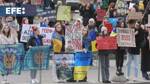 Demonstrators in Kyiv demand return of Ukrainian prisoners of war
