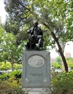 Estatua de Francisco de Goya en el Paseo de la Florida 