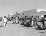 El Aaiun (Sahara español), 21-10-1950.- El jefe del Estado, Francisco Franco, visita la ciudad