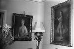 Lausana (Suiza), 15-4-1969.- Interior de "Villa Fontaine", residencia de la Reina Victoria Eugenia
